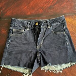 American Eagle Outfitters Dark Blue Jean Shorts